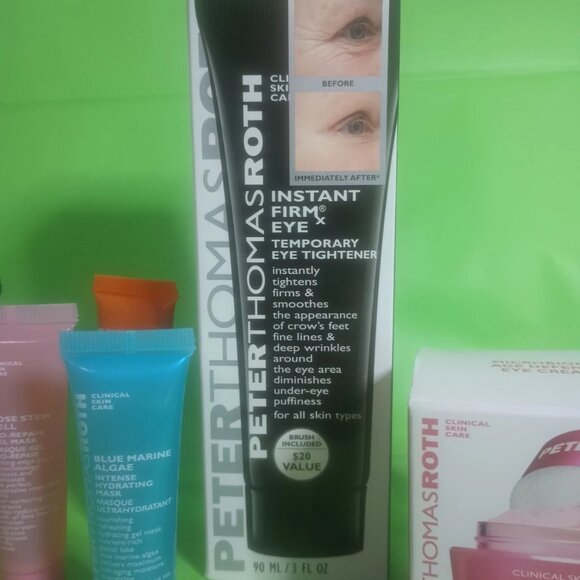 Peter Thomas Roth LOT Firm Eye, Vital-E Cream, and 5 Mini Face Hydrating Masks - Picture 2 of 9